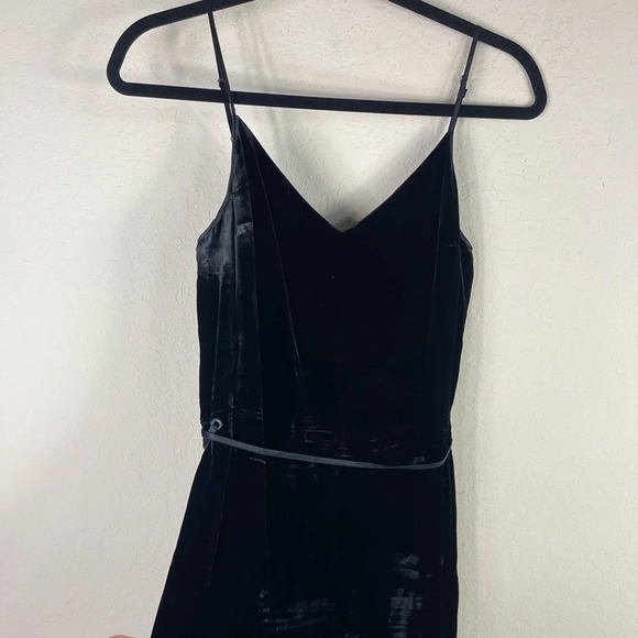 Rag & Bone Jamie Velvet Jumpsuit in Black Size 2 - Picture 8 of 13
